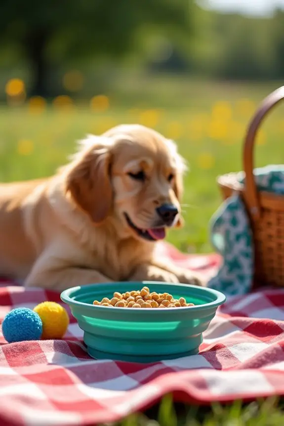 travel friendly dog feeding solution
