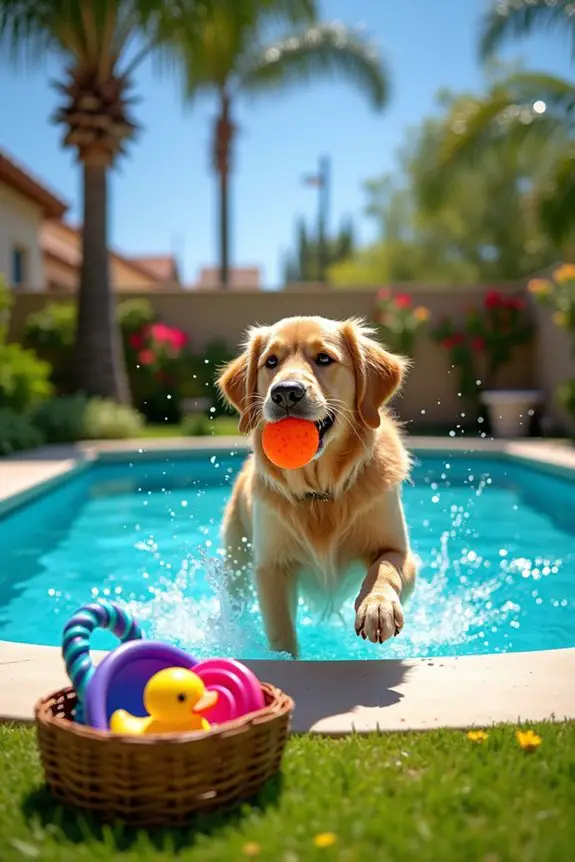 water playtime for dogs