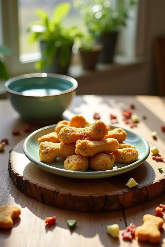 zucchini bacon dog treats