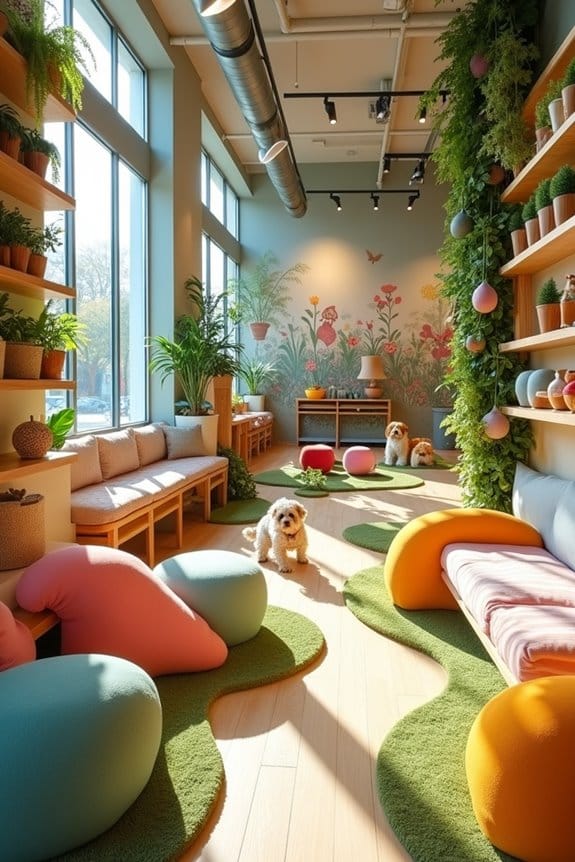 biophilic pet boutique design