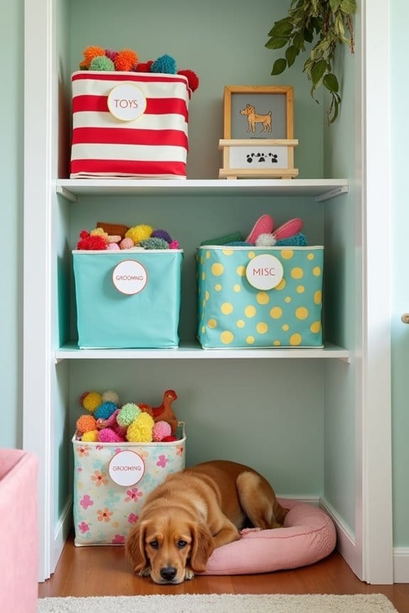 colorful collapsible storage solutions