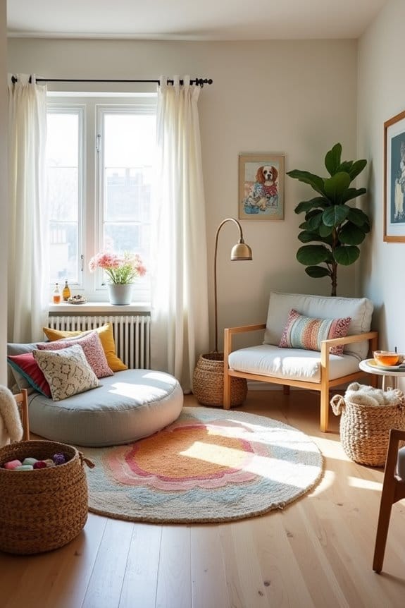 comfortable functional dog space