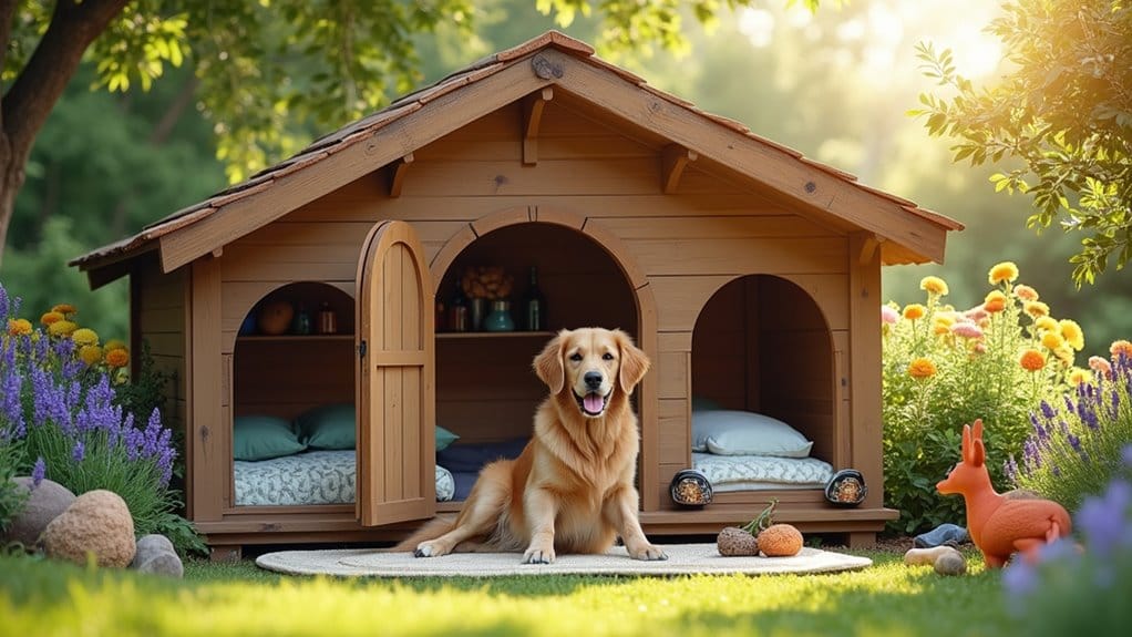 comfortable outdoor homes for dogs