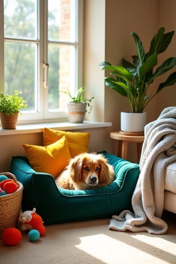 cozy and stylish dog spaces