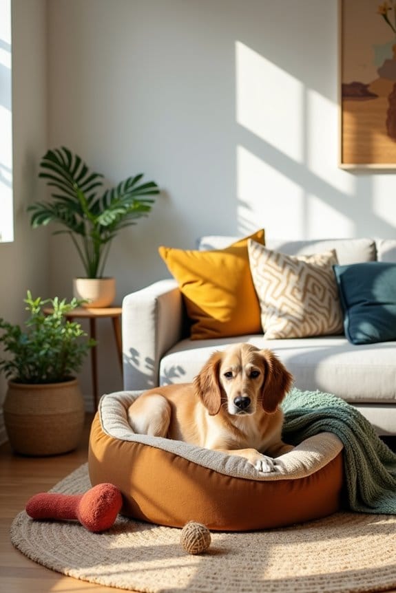 cozy corner color coordination