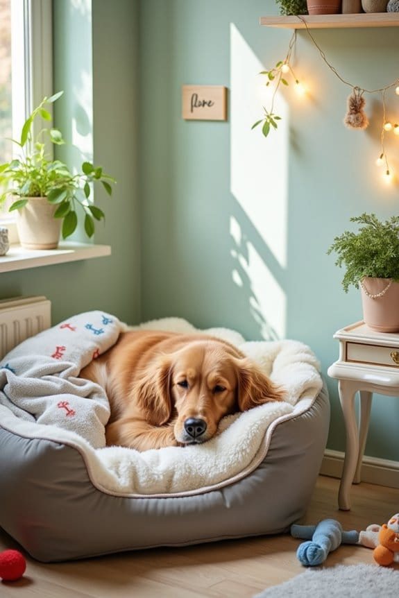 cozy corner for dogs