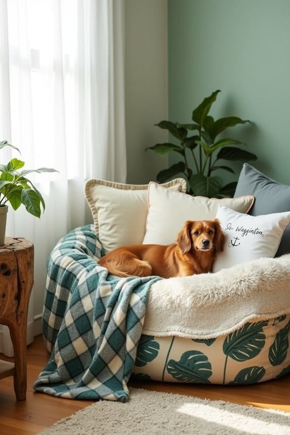 cozy dog bed arrangements