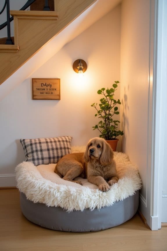cozy dog bed design