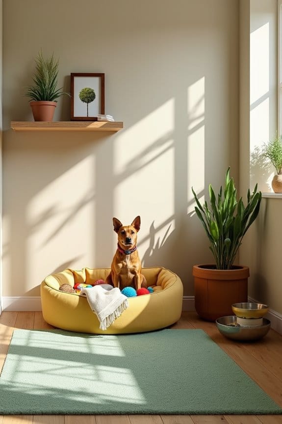 cozy dog corner colors