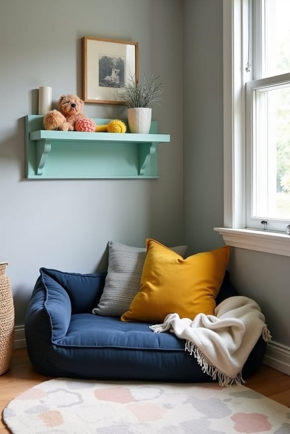 cozy dog corner colors