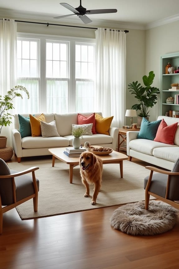 cozy dog friendly home spaces