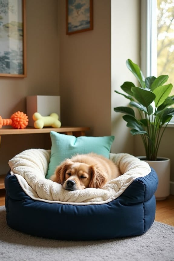 cozy plush dog bedding