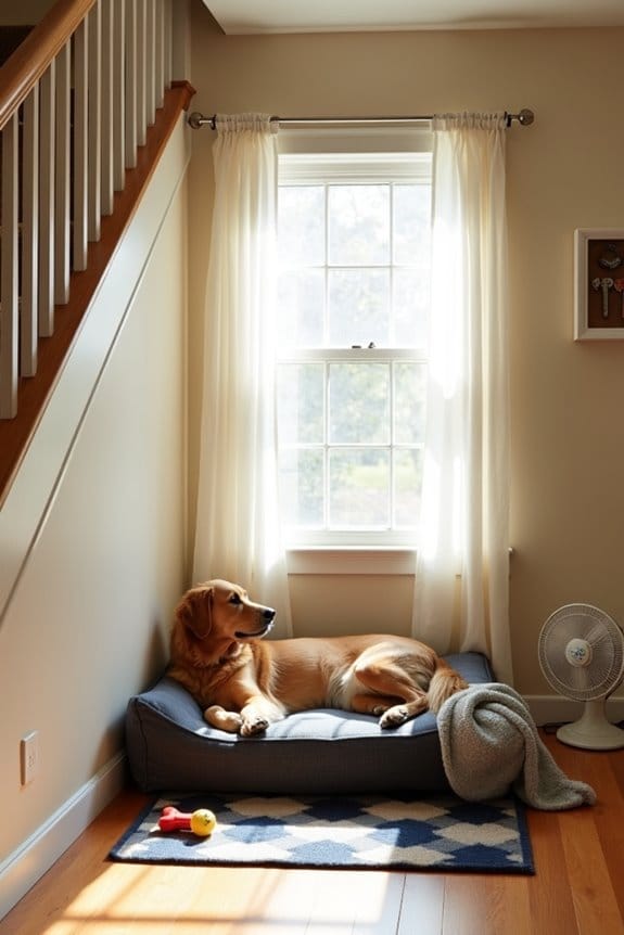 cozy temperature controlled pet nook
