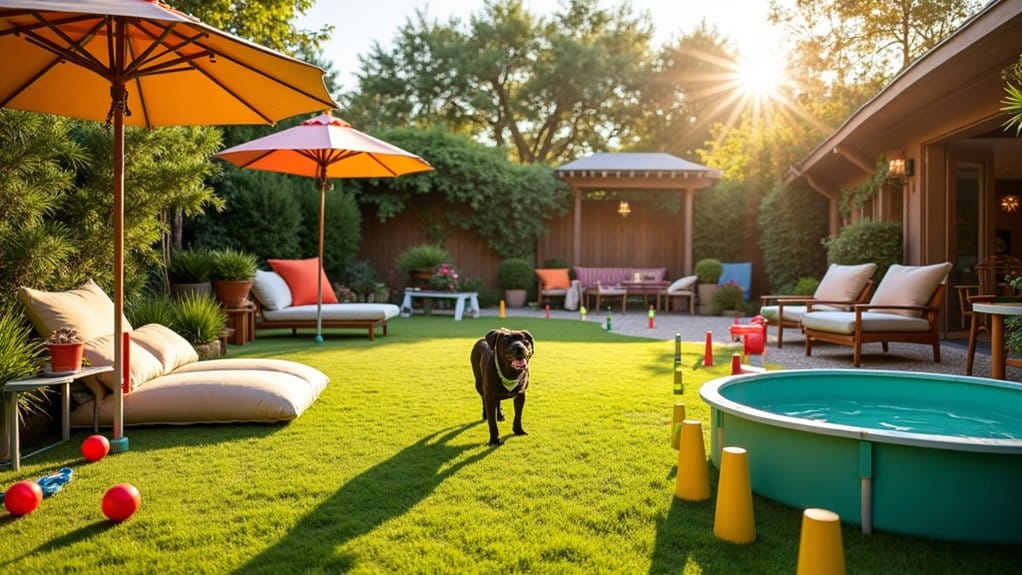 creative backyard dog runs