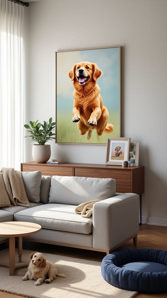 custom dog breed art