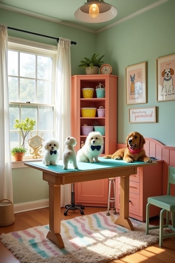 custom grooming station essentials