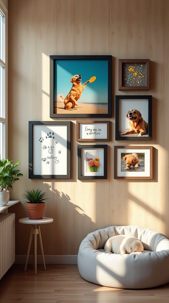 customizable dog photo collage