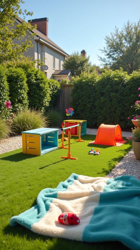 customizable dog play zone