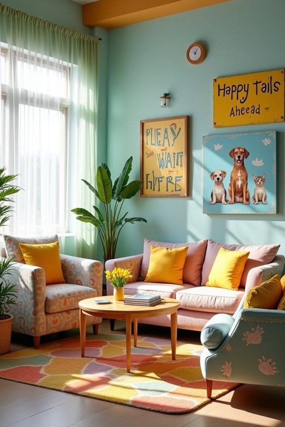 customizable welcoming pet signage