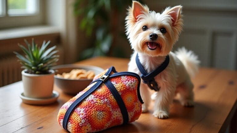 cute crochet dog harnesses