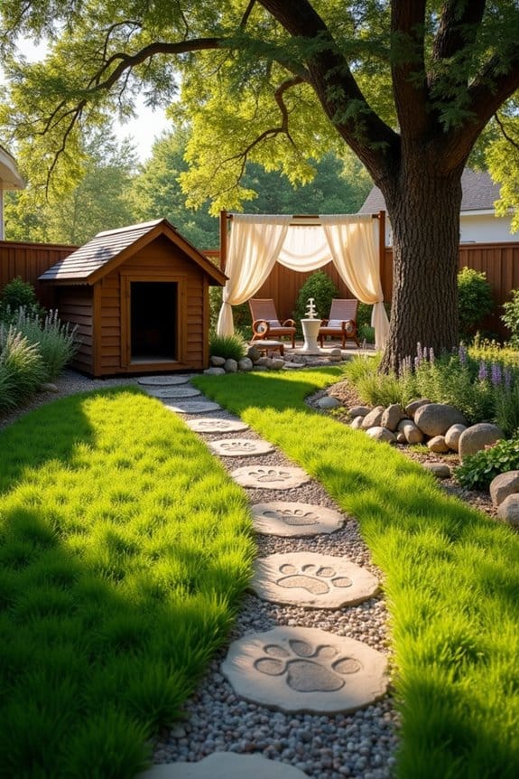 dog friendly backyard paradise elements
