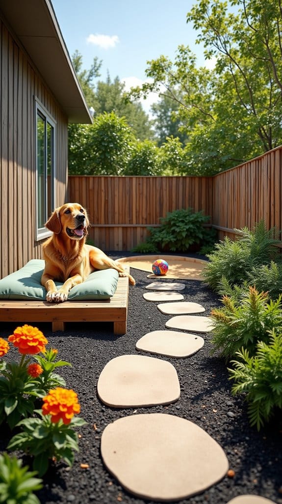 eco friendly dog run materials