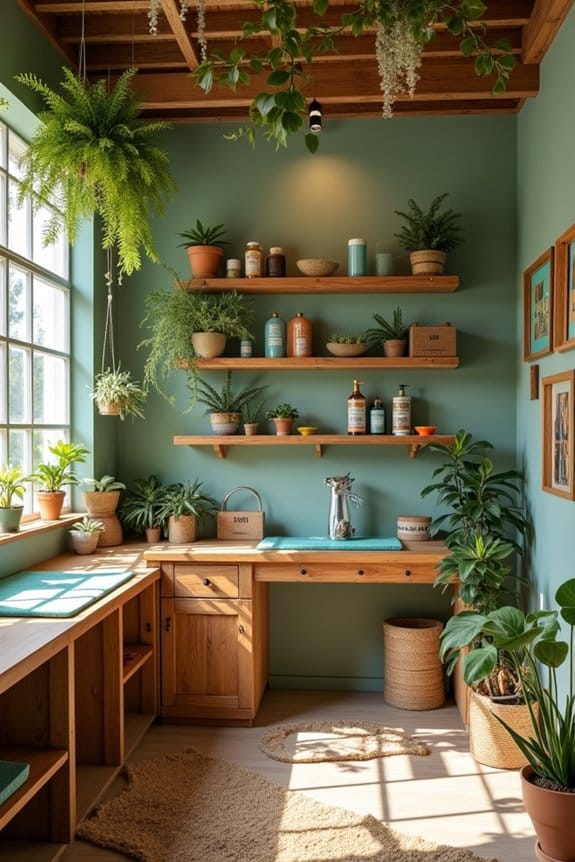 eco friendly grooming station design