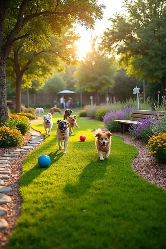 enchanting dog park landscaping