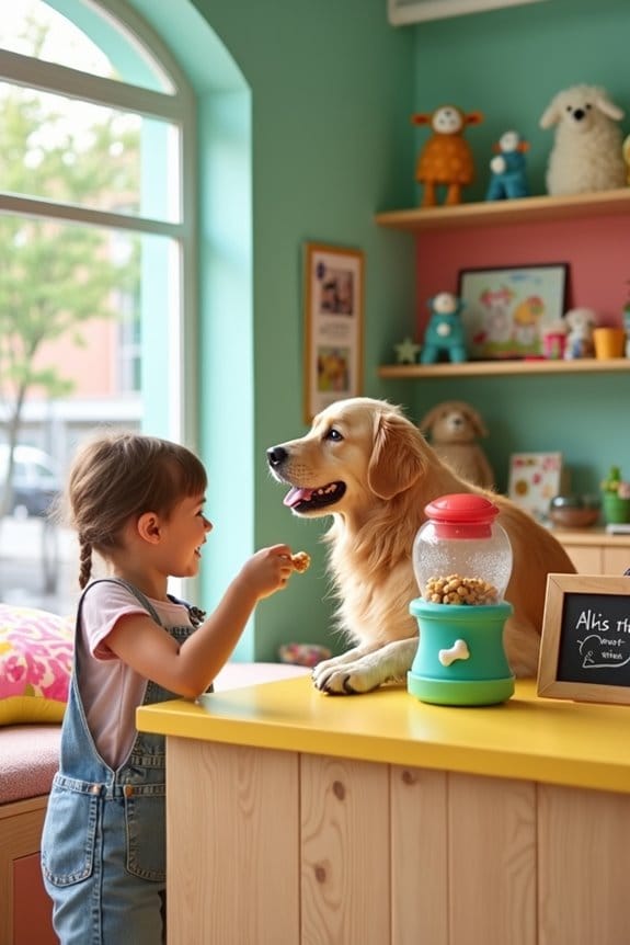 ergonomic fun pet friendly checkout