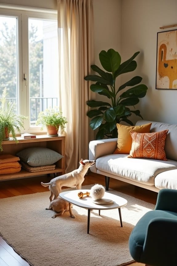 fetch friendly furniture arrangement