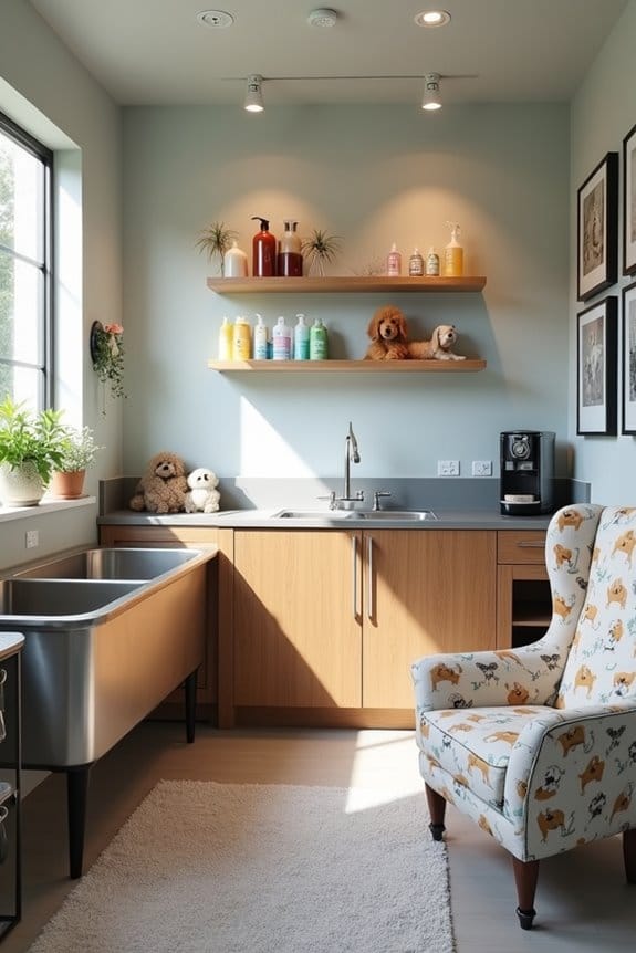 functional pet washing stations