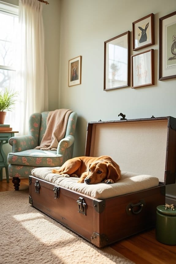 furniture inspired cozy dog beds