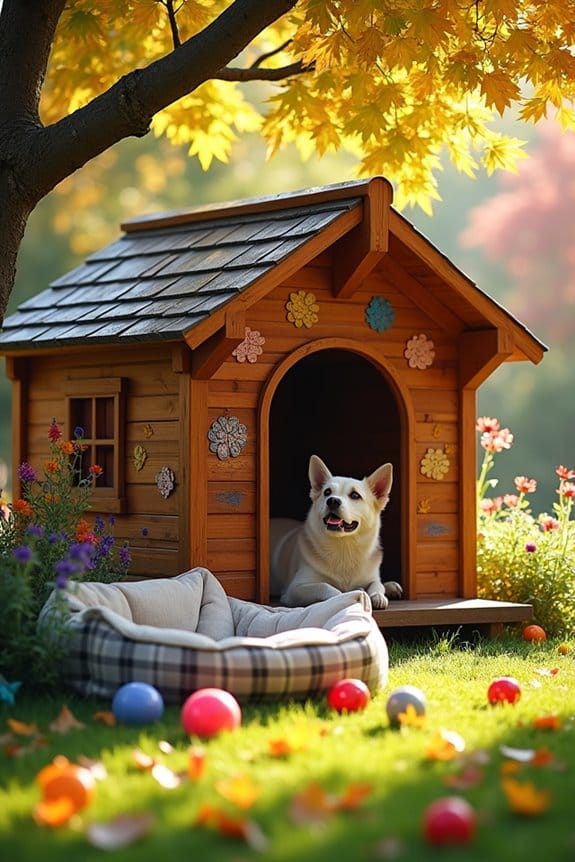 heartwarming outdoor dog ideas