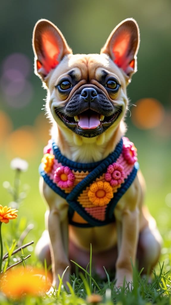 innovative crochet dog harnesses