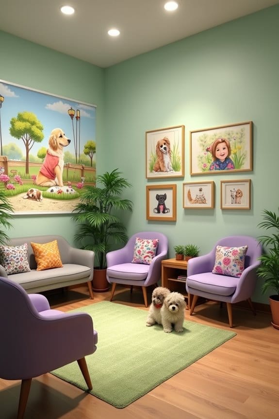 inspiring veterinary office decor