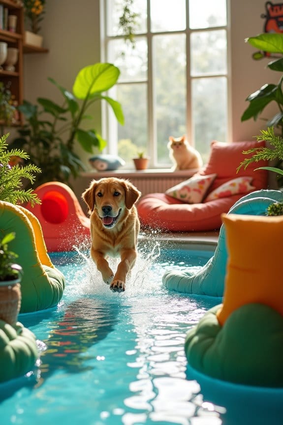 interactive pet play experience