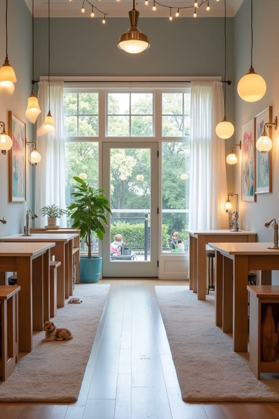 mood enhancing salon lighting options