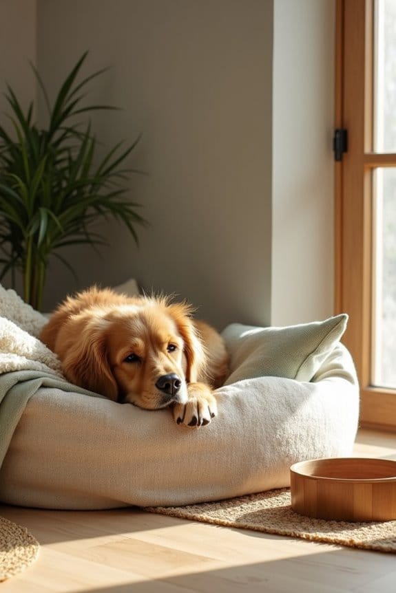 natural cozy dog beds