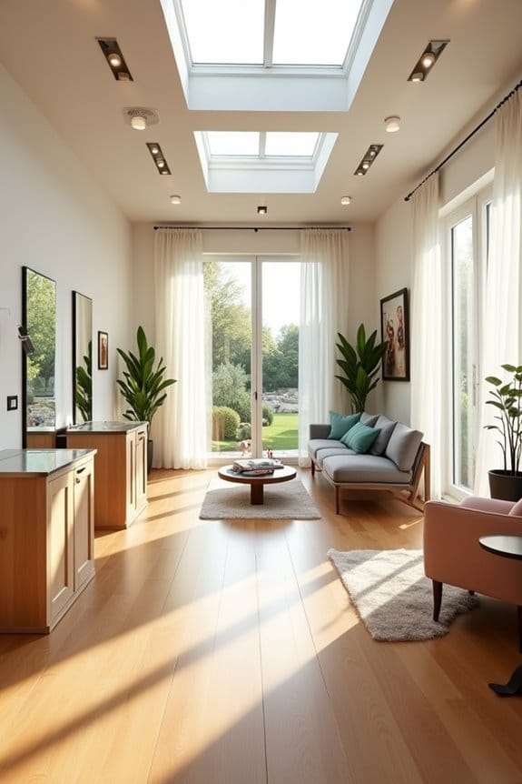 natural light enhances atmosphere