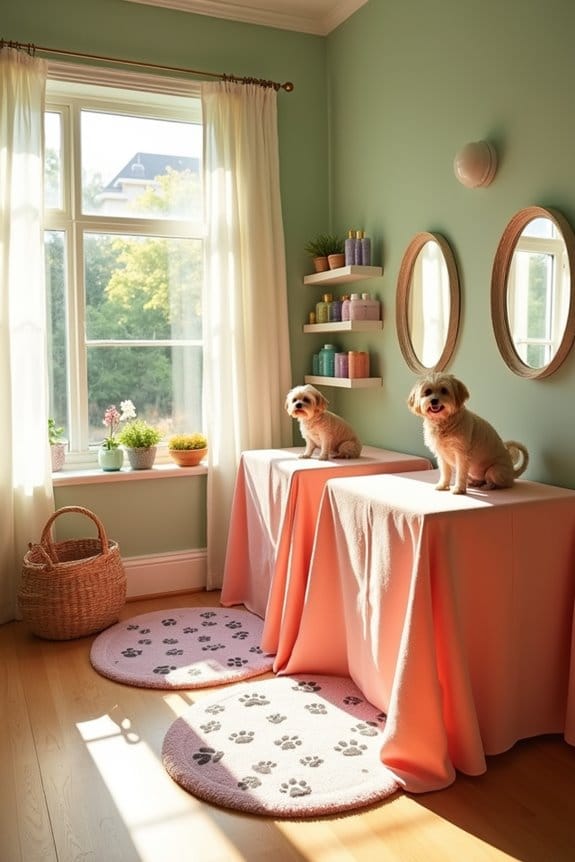 natural light enhances grooming