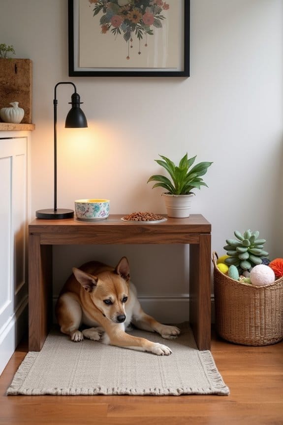 personalized cozy dog station