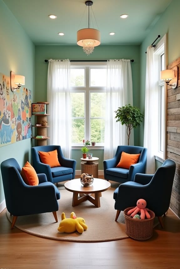 pet friendly reception area design