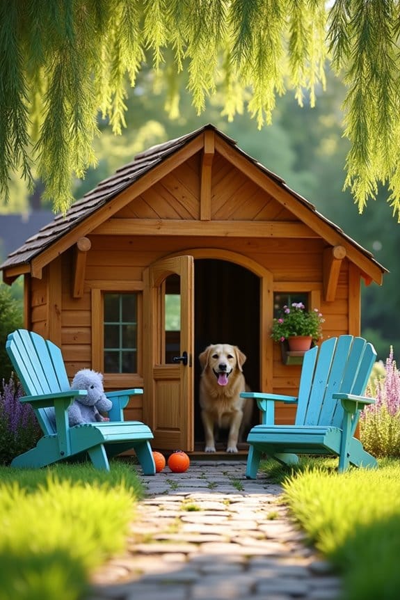 pitched roof for drainage