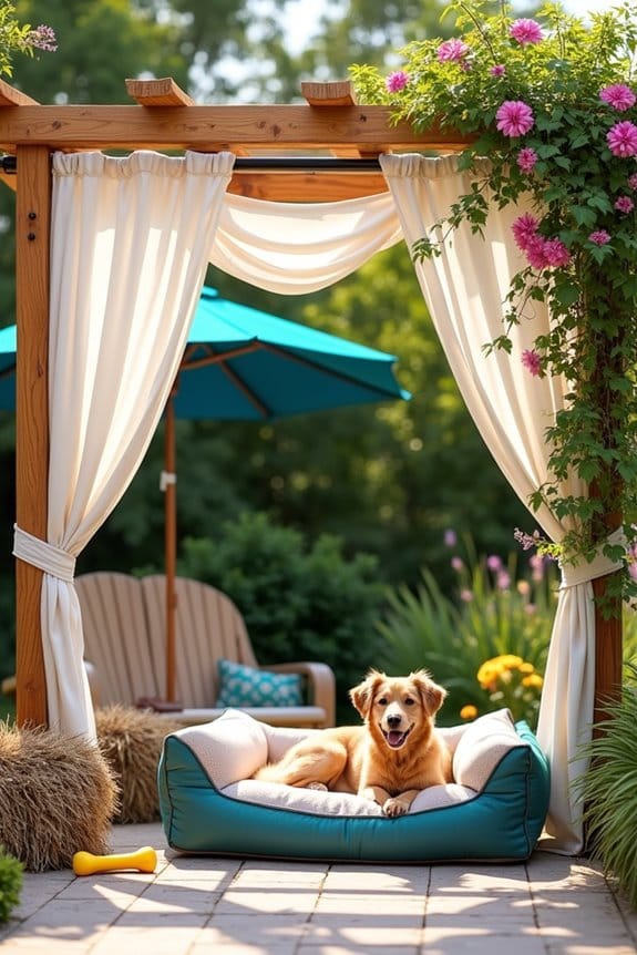 shaded sanctuary for dogs
