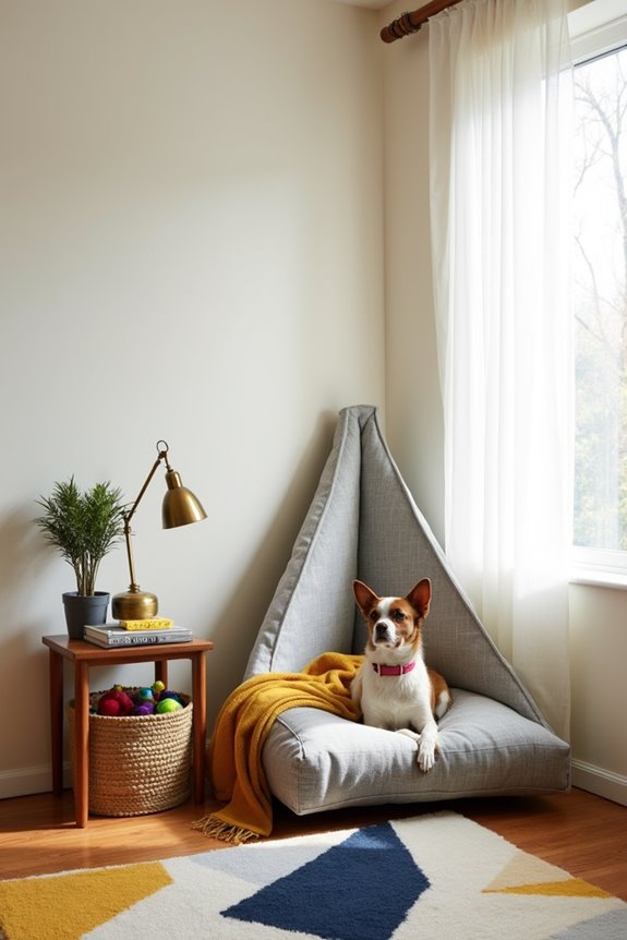 space saving dog bed designs