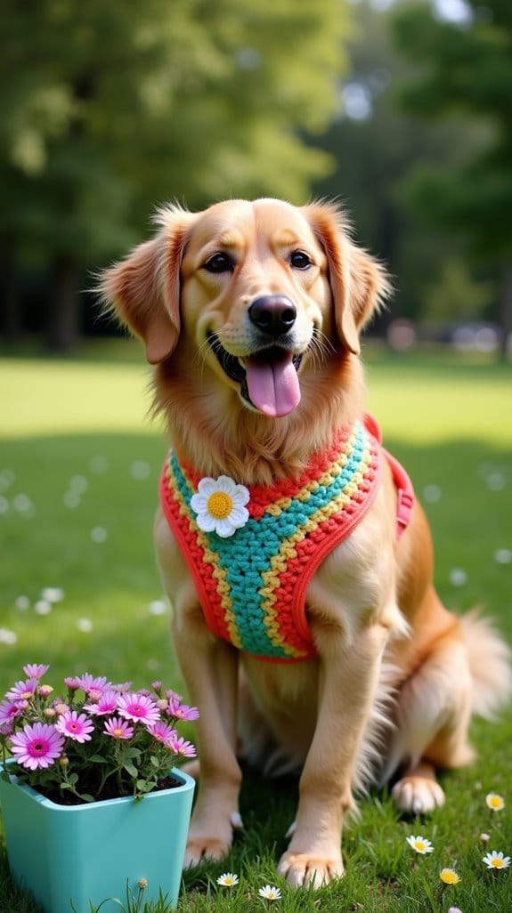 stylish comfortable crochet harnesses