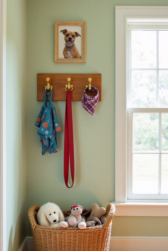 stylish dog closet organization