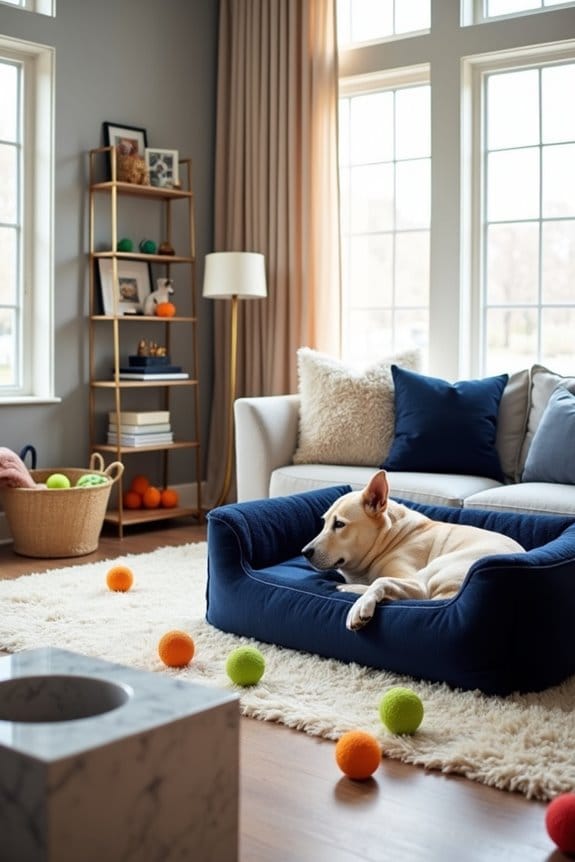 stylish dog friendly lounge design