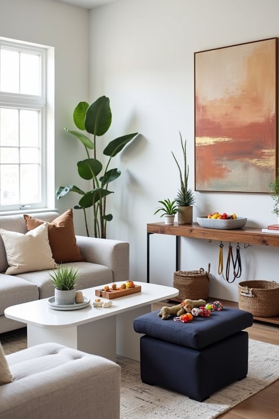 stylish pet storage solutions