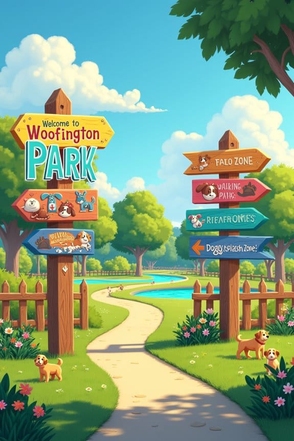 stylish signage enhances navigation